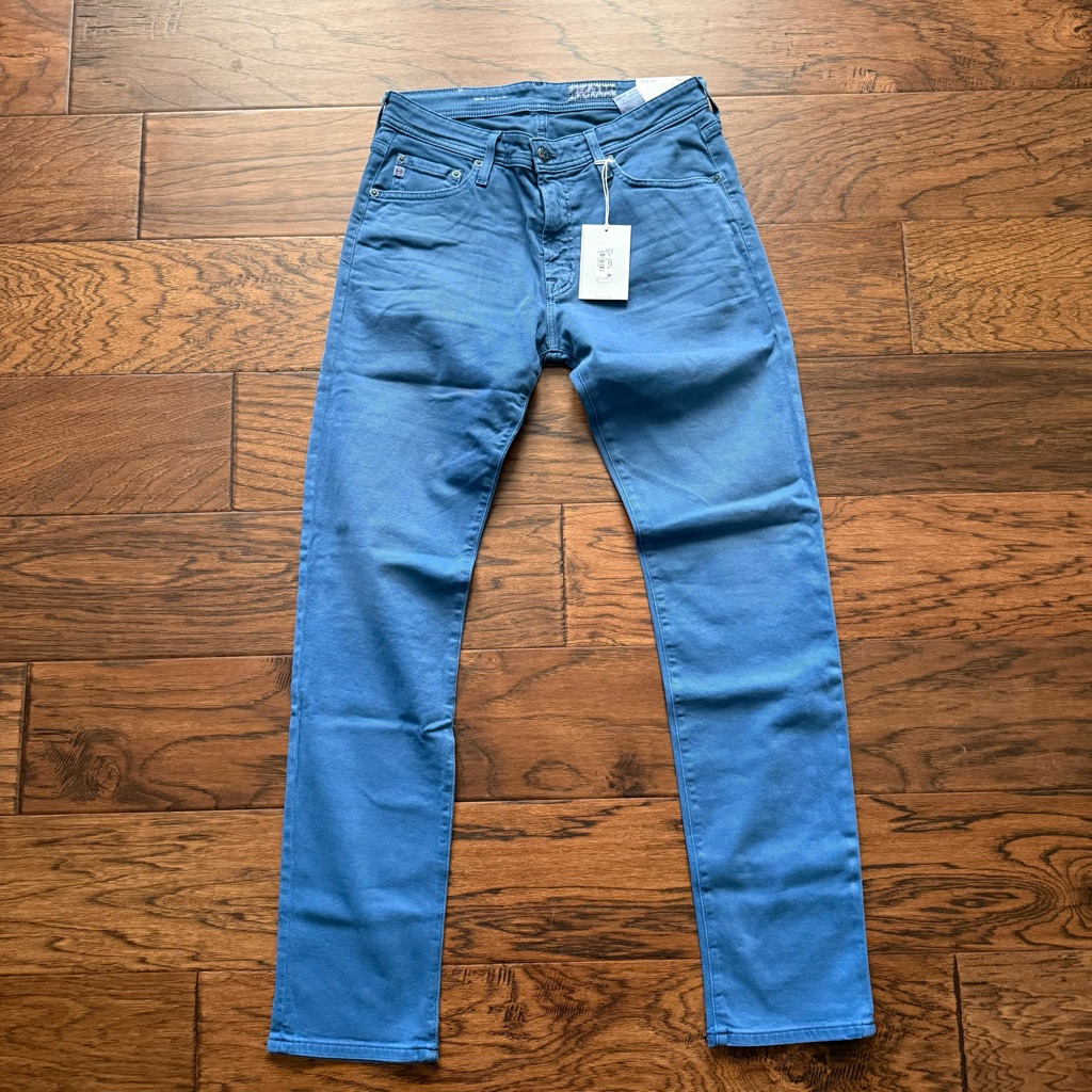 Ag Adriano Goldschmied Tellis Men's Modern Slim Blue Jeans 31 X 33